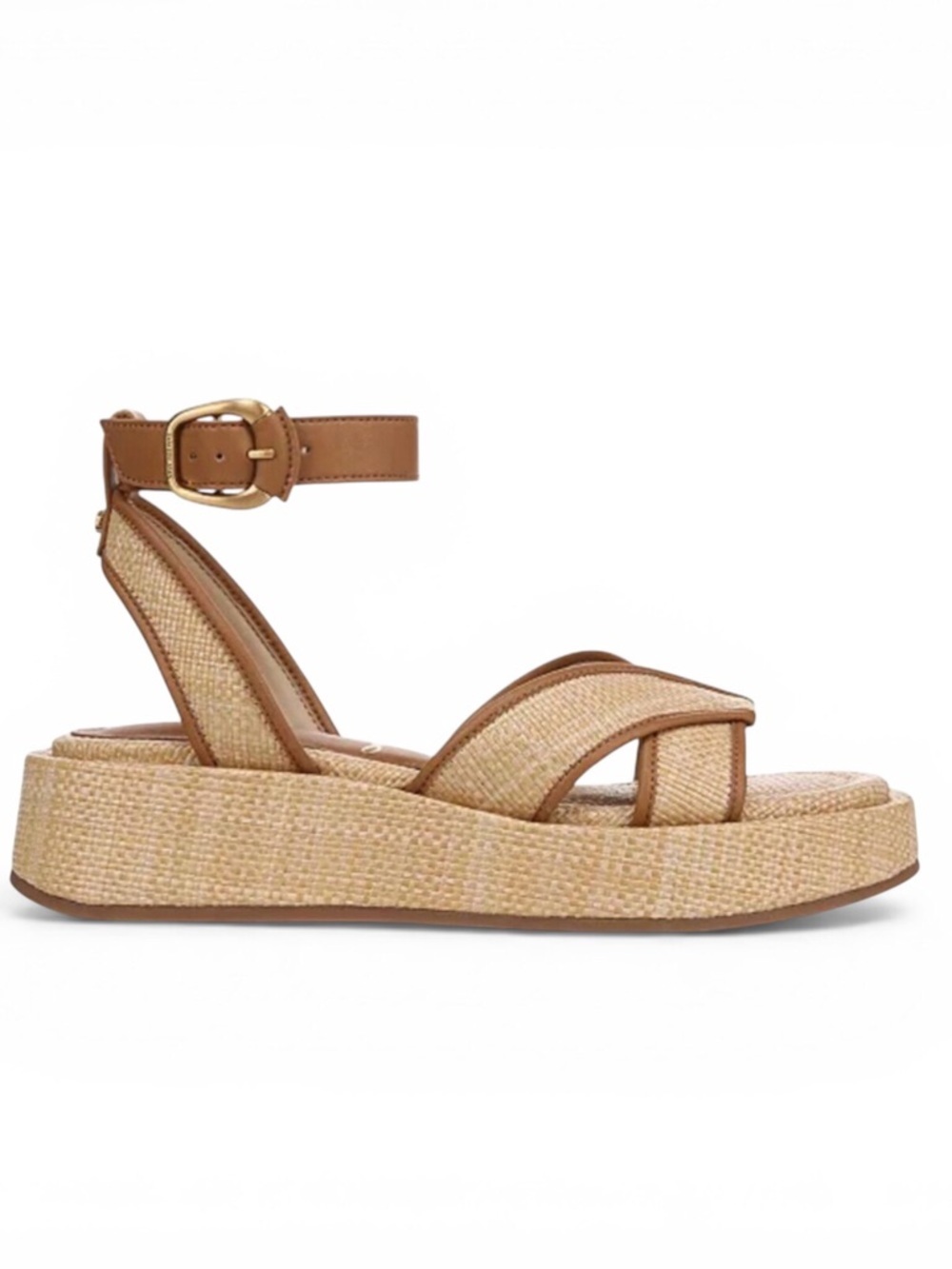 Sam Edelman Nylie Woven Strappy Flat Platform Sandals Ankle Strap Size-8 NIB - Picture 3 of 6
